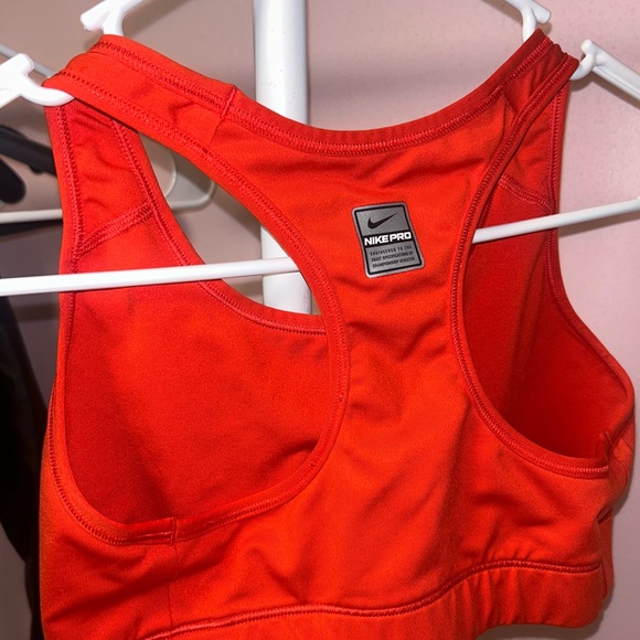 Nike Bright Red Dri-FIT Sports Bra - Picture 4 of 4
